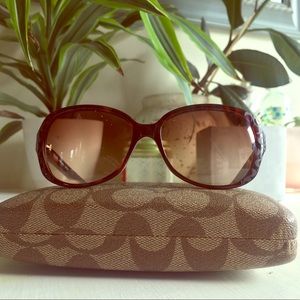✨Coach Libby tortoise sunglasses✨